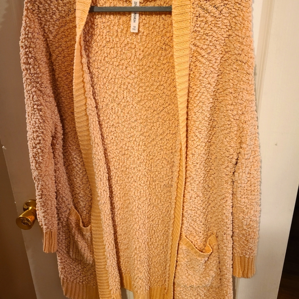 Chic Soul Boutique popcorn cardigan size XL